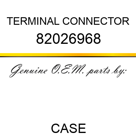 TERMINAL CONNECTOR 82026968