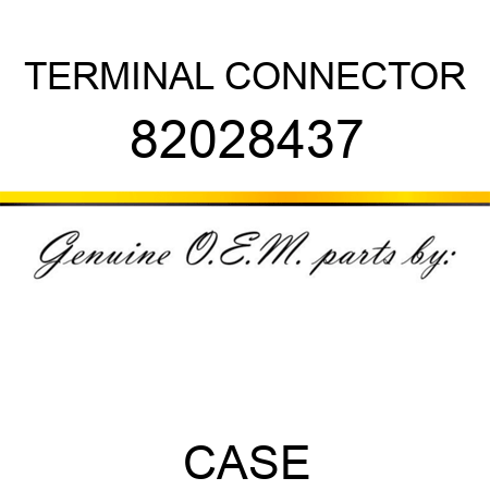 TERMINAL CONNECTOR 82028437