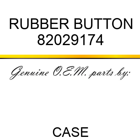 RUBBER BUTTON 82029174
