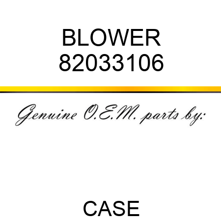 BLOWER 82033106