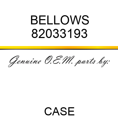 BELLOWS 82033193