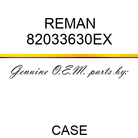 REMAN 82033630EX