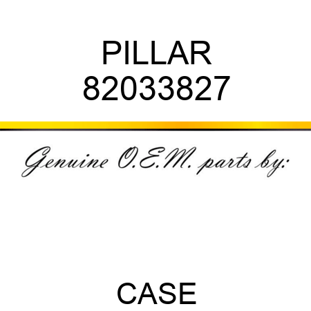 PILLAR 82033827