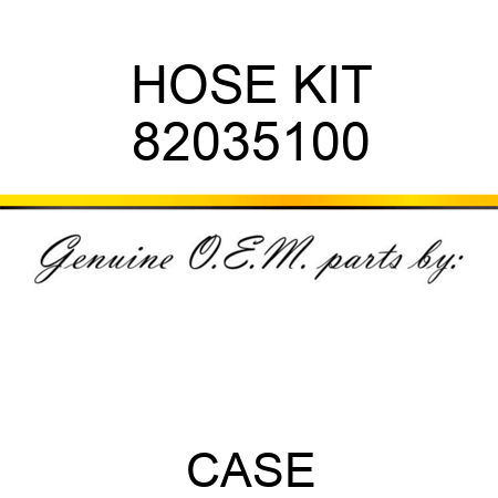 HOSE KIT 82035100
