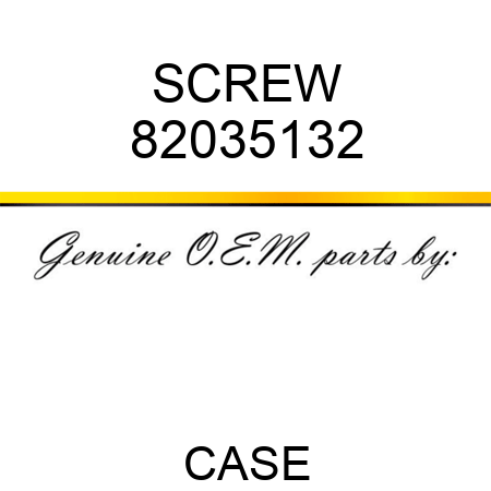 SCREW 82035132