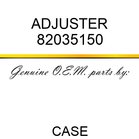 ADJUSTER 82035150