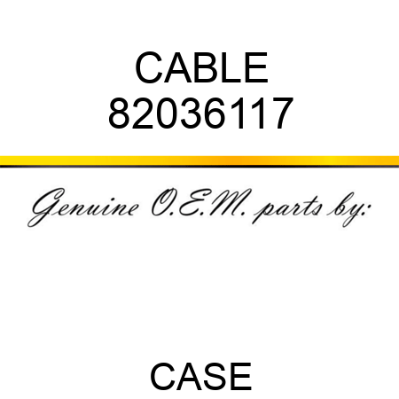 CABLE 82036117