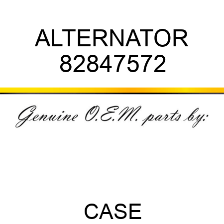 ALTERNATOR 82847572
