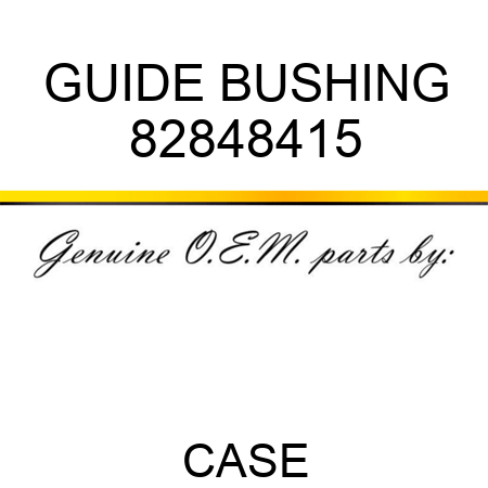 GUIDE BUSHING 82848415