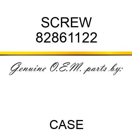 SCREW 82861122