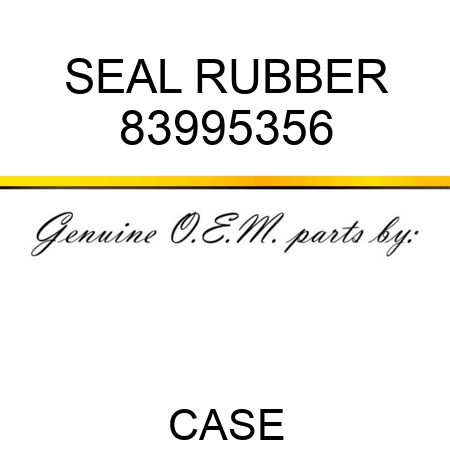 SEAL, RUBBER 83995356