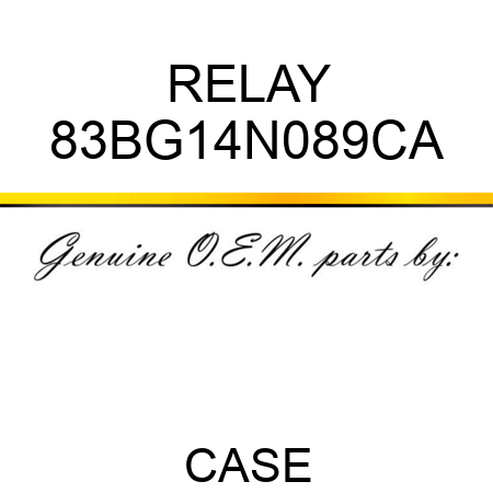RELAY 83BG14N089CA