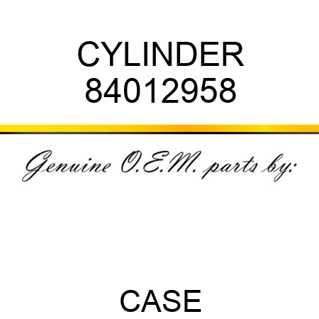 CYLINDER 84012958