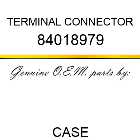 TERMINAL CONNECTOR 84018979