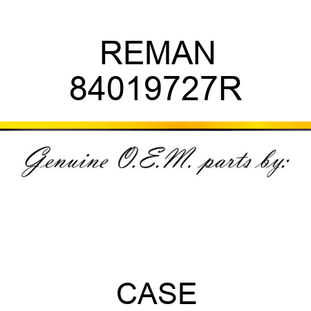 REMAN 84019727R