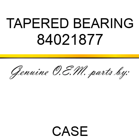 TAPERED BEARING 84021877