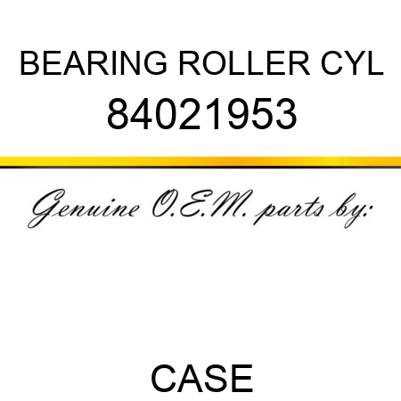 BEARING, ROLLER, CYL 84021953