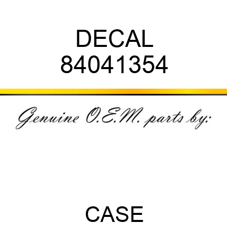DECAL 84041354