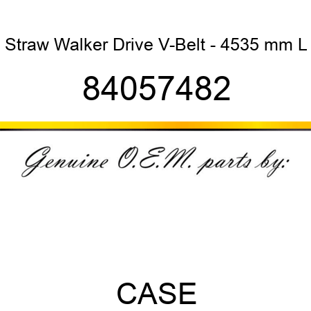 Straw Walker Drive V-Belt - 4535 mm L 84057482