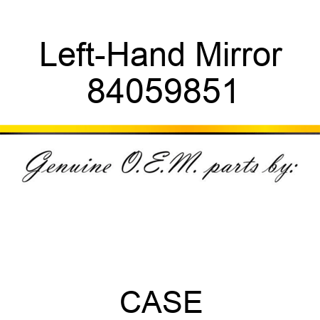 Left-Hand Mirror 84059851