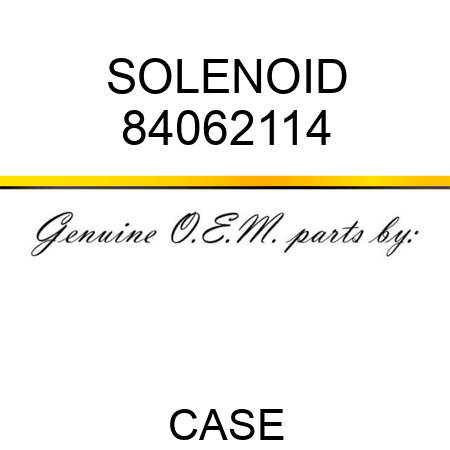 SOLENOID 84062114