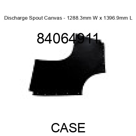 Discharge Spout Canvas - 1288.3mm W x 1396.9mm L 84064911