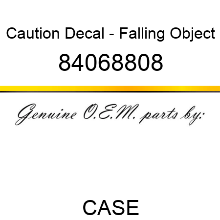 Caution Decal - Falling Object 84068808