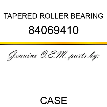 TAPERED ROLLER BEARING 84069410