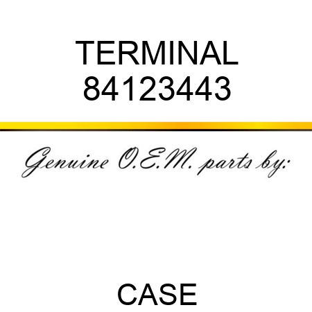 TERMINAL 84123443