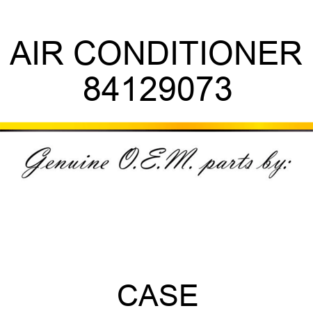 AIR CONDITIONER 84129073