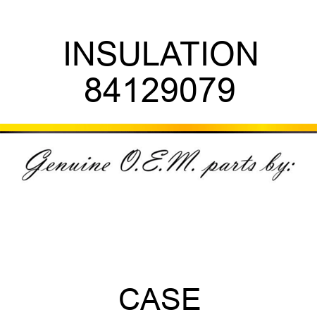 INSULATION 84129079
