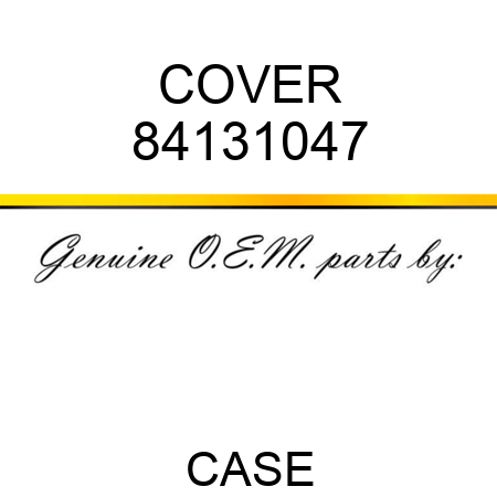 COVER 84131047