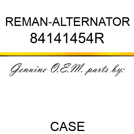 REMAN-ALTERNATOR 84141454R