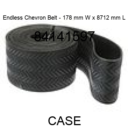 Endless Chevron Belt - 178 mm W x 8712 mm L 84141597