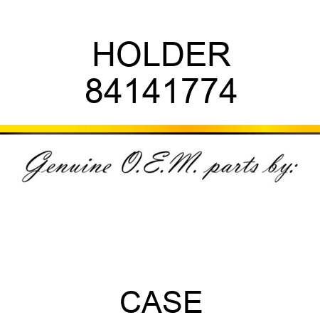 HOLDER 84141774