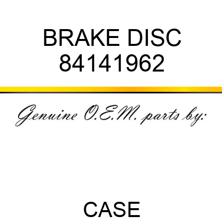 BRAKE DISC 84141962