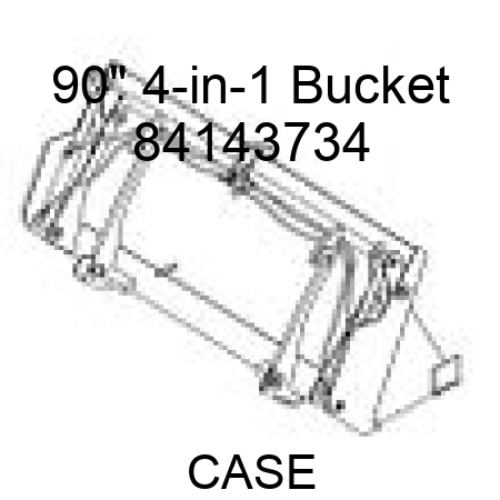 90" 4-in-1 Bucket 84143734
