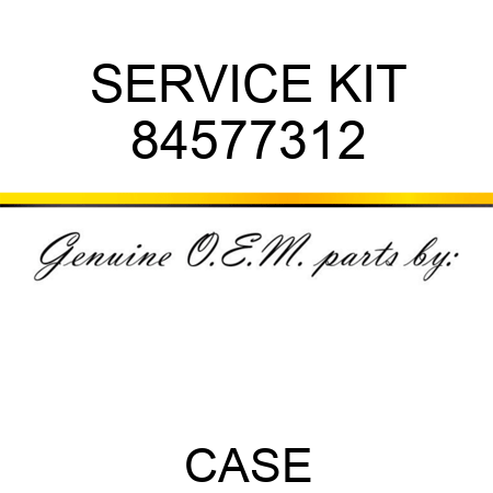 SERVICE KIT 84577312