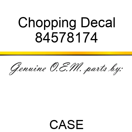 Chopping Decal 84578174