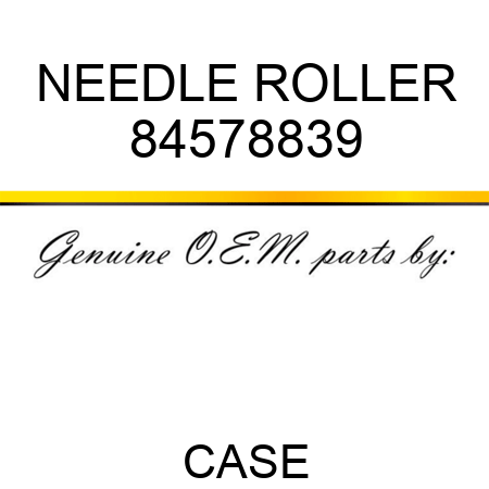 NEEDLE ROLLER 84578839
