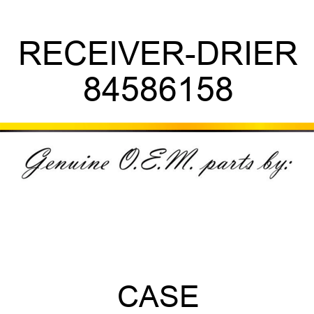 RECEIVER-DRIER 84586158