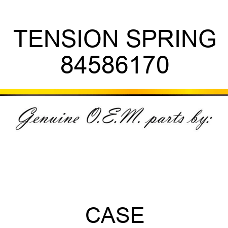 TENSION SPRING 84586170
