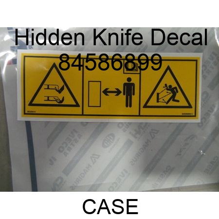 Hidden Knife Decal 84586899