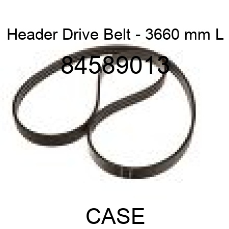 Header Drive Belt - 3660 mm L 84589013
