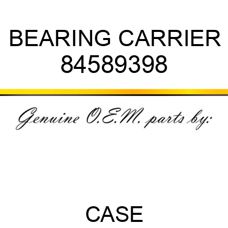 BEARING CARRIER 84589398