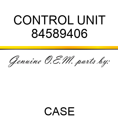 CONTROL UNIT 84589406