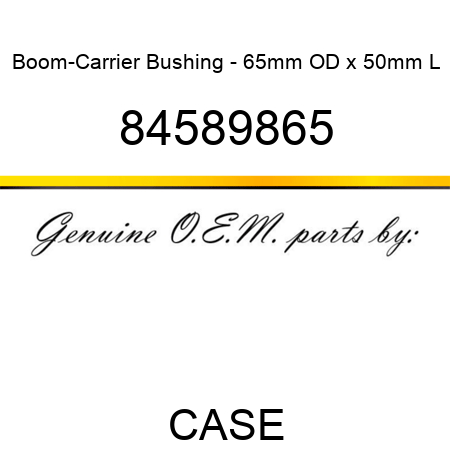 Boom-Carrier Bushing - 65mm OD x 50mm L 84589865