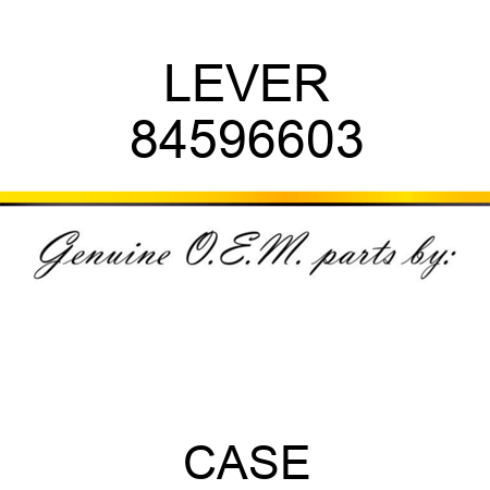 LEVER 84596603