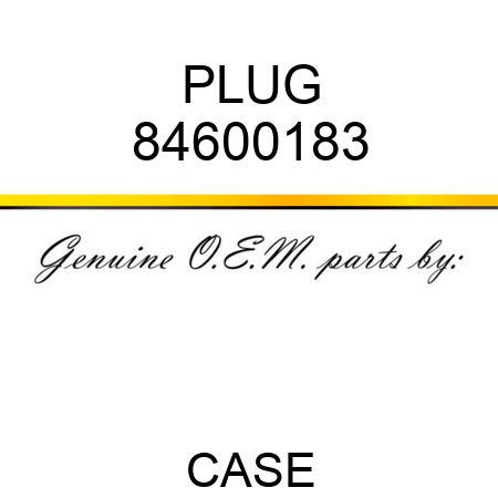 PLUG 84600183