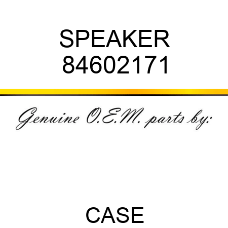 SPEAKER 84602171